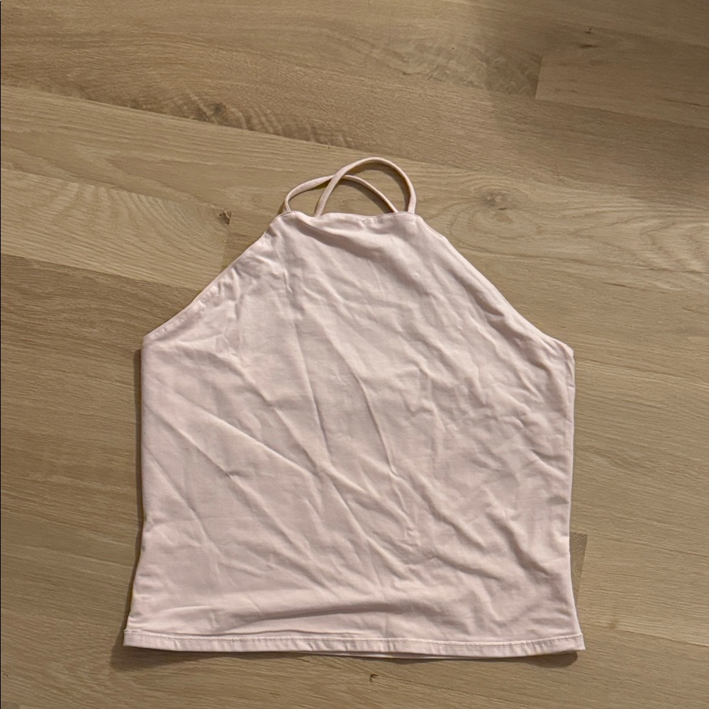 Express Pale Pink Halter Camisole